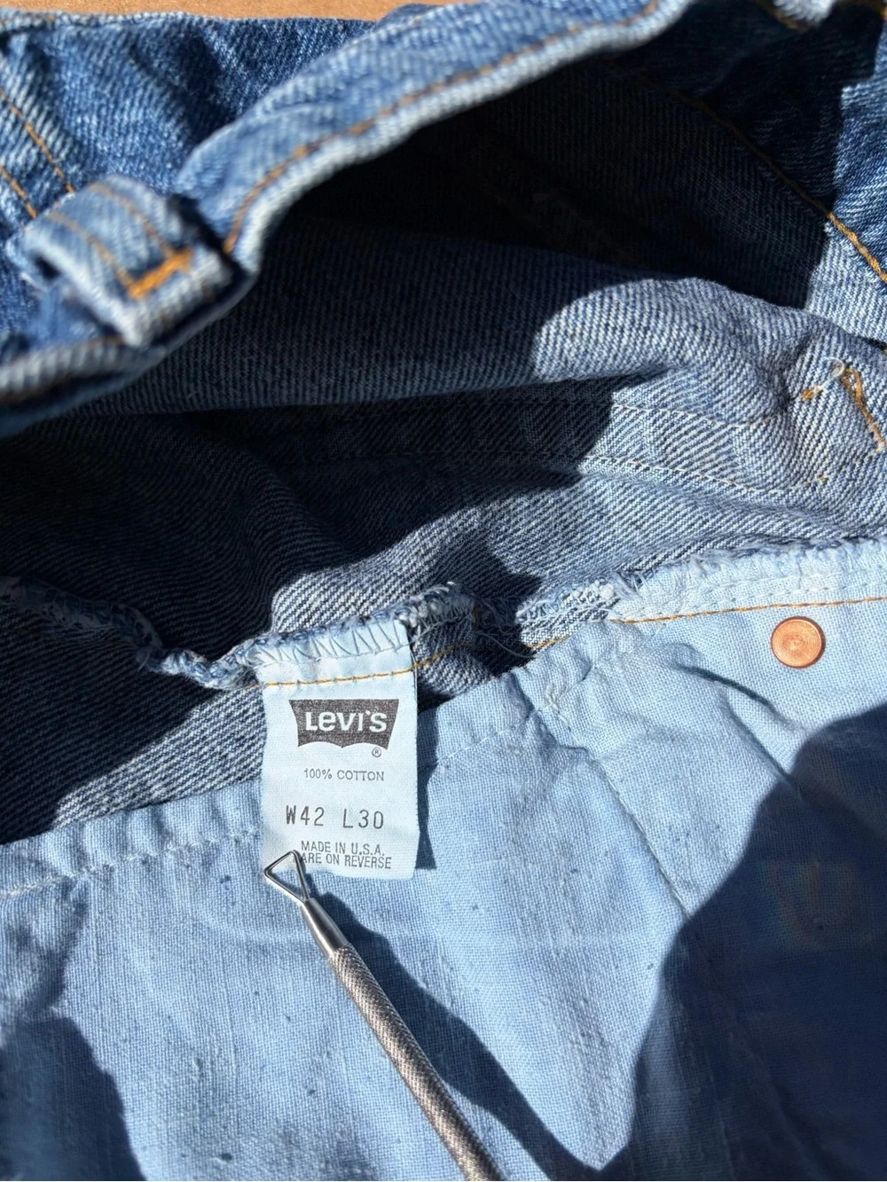 Levi's Relaxed Fit 540 Made in USA Men’s Jeans Med Wash